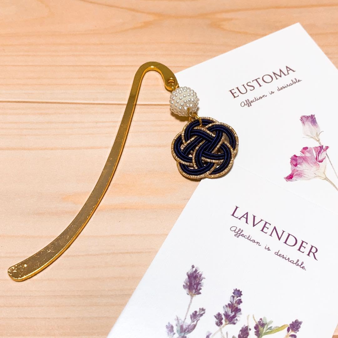 しおり　ブックマーカー❁シンクオブミー(ブルー) しおり ブックマーカー❁シンクオブミー(ブルー) 雑貨